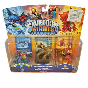 Skylanders Activision Giants Scorpion Striker Zap Hot Dog Battle Pack Catapult
